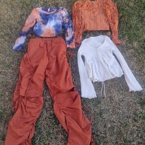 Urban Outfitters Tie-Dye and White Sweaters